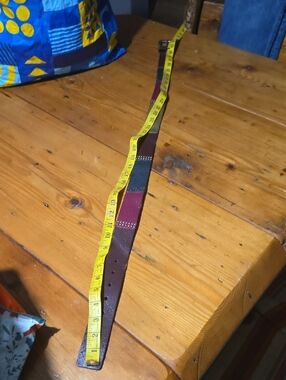 Fossil Brown Leather Belt Sz M
